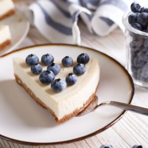 cheesecake with blueberry