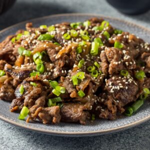 Homemade Korean Beef Bulgogi BBQ